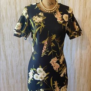 Tommy Hilfiger Flutter Sleeve Dress